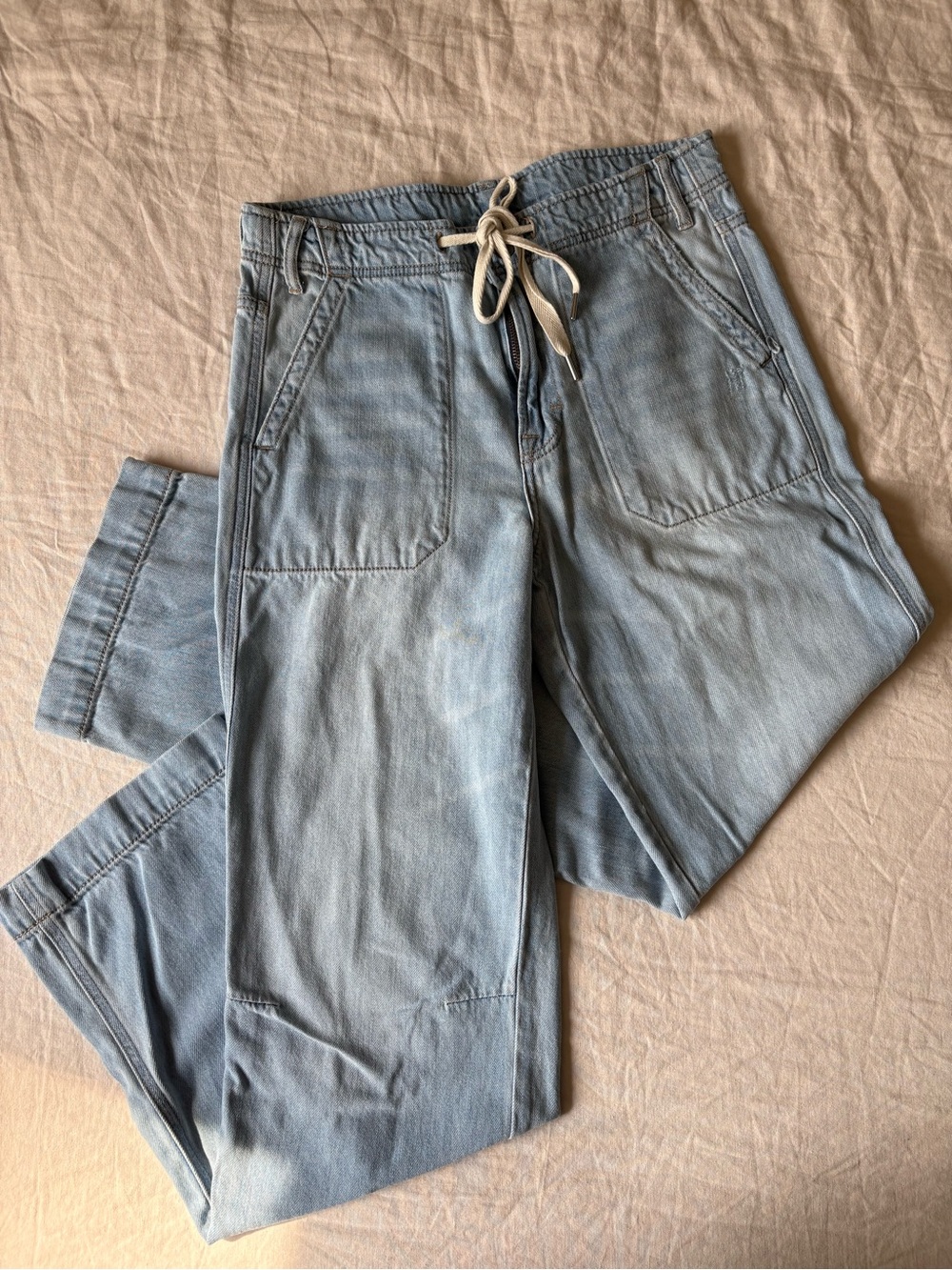Vici Light Wash Blue Wide Leg Jeans